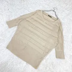 Sharp Shooter 七分丈ニット　カットソー　Mサイズ