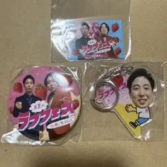 真夏のラフフェス 森ノ宮 ガチャ 金魚番長 アクキー ステッカー 缶バッジ