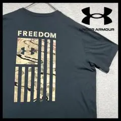 【Under Armour】FREEDOMカモフラ星条旗 袖プリント