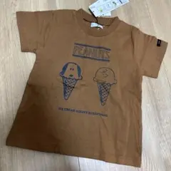 【新品未使用】PEANUTS Tシャツ 110 ブラウン
