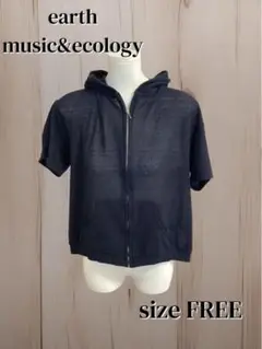 earth music&ecology 半袖パーカー