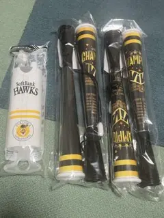SoftBank Hawks メガホン&ジェット風船用空気入れ　応援グッズ