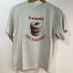 Yummy FOR DOUGHNUT Tシャツ グレー