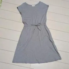 UNITED ARROWS グレー 半袖ワンピース