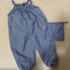 外遊び　サロペット　プレイウェア