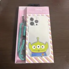香港ディズニーランド　スマホストラップ　リトルグリーンメン