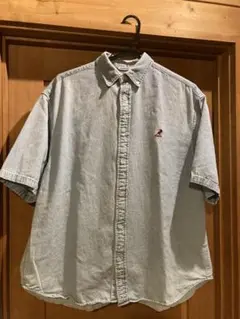KANGOL × BEAMS 半袖デニムシャツ S