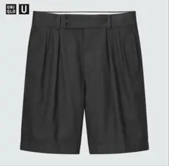 UNIQLO U ワイドフィットグルカショート L ダークグレー