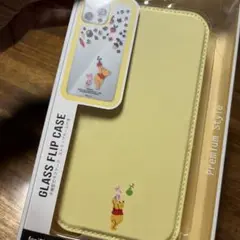 【くまのプーさん】iPhone13Pro ケース 手帳型ガラスケース マグネット