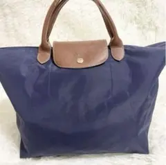 LONGCHAMPロンシャンルプリアージュ　 トートバッグL 折りたたみネイビー