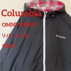 コロンビア マウンテンパーカー 多機能 オムニシールド リバーシブル 黒 L