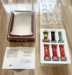 ミニチュア郵便ポストコレクション6個セット