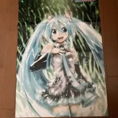 初音ミク ポスター 月刊コンプティーク 2012年2月号 角川書店 希少 レア
