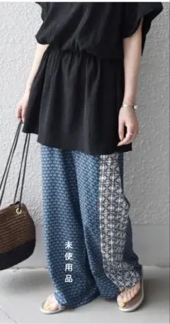 未使用品SHIPSany Paris Authentiqueサラサロング パンツ