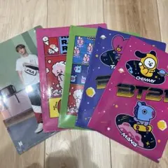 BT21クリアファイル 4枚 ➕ BTSメンバーのクリアファイル
