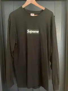 Supreme ボックスロゴ 長袖TシャツロンT ブラック Lサイズ値引きします