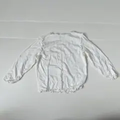 valu bebe ホワイト長袖Tシャツ