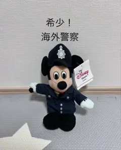 タグ付き Disney 海外警察　ミッキー　ぬいぐるみ ディズニーストア