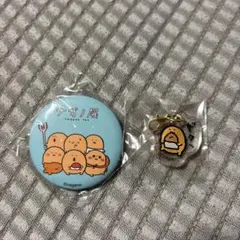 ナガノ展　もぐらコロッケ　缶バッジ　チャーム