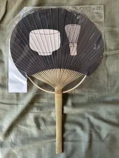 [未使用品]丸亀うちわ 点茶　茶道デザイン