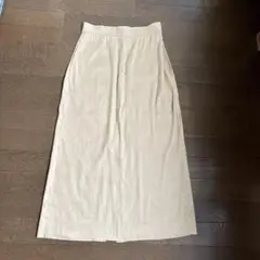 無印良品　ベージュスカート