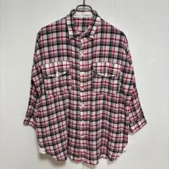 ⚫︎Ciaopanic チェック柄シャツ　大人カジュアル　胸ポケット