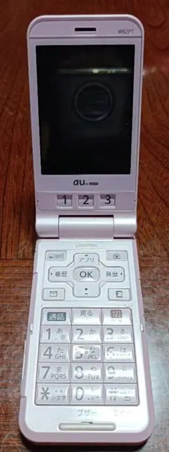平成レトロ/GAL仕様/ガラケー/au/W62PT/パンテック/折り畳み携帯 平成レトロ/GAL仕様/ガラケー/au/W62PT/パンテック/折り畳み携帯