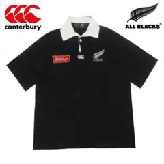 カンタベリーAll Blacks 長袖ラガーシャツ Steinlager New Zealand All Blacks 90s Canterbury Steinlager Vintage