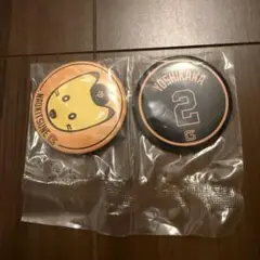 読売ジャイアンツ エニマイくじ E賞 缶バッジ 吉川尚輝 ナオキツネ