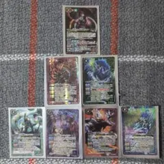 バトスピ　原初の襲来　星母の契約神ガイア　ほか　全7枚セット