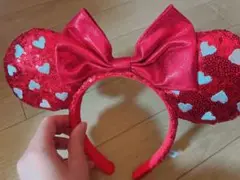 ミニーちゃん ディズニーカチューシャ スパンコール