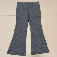H&M ストライプ柄 フレアパンツ 110cm