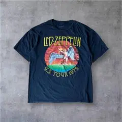 Led Zeppelin レッドツェッペリン 1975USツアー 復刻Tシャツ