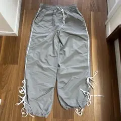 ZARA カーゴパンツ　新品未使用グレー　リボン
