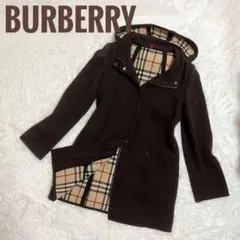 Burberry✨ブラウン 茶 M ロングコート ノバチェック