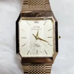❤️アルパイン ALPINE カット昭和レトロ Swiss Movt クォーツ