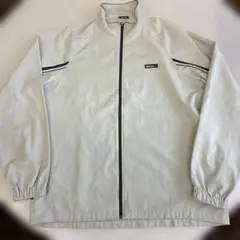ellesse スポーツウェア　ジャケット ライトグレー　メンズ大きめサイズ