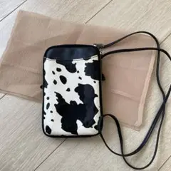 BY レザージップスリムウォレットショルダー