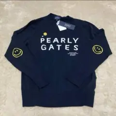 【新品タグ付き】パーリーゲイツ　PARLY GATES 薄手ニット　ブラック