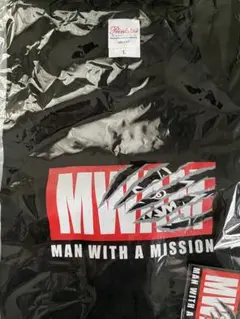 マンウィズ ヒーロー Tシャツ XLサイズ ステッカー付き マンウィズアミッション スーパーヒーローTシャツ XL｜Yahoo