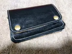 ミドルトラッカージャケット　02　財布　姫路レザー　ブラック　ブラウン