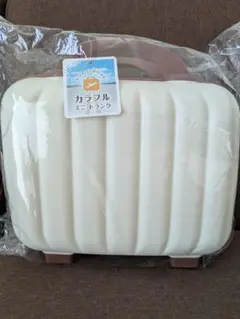 ミニトランク アイボリー　スーツケースにつけられる！