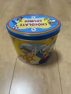 ドナルドダック 空き缶 チョコレートクランチ