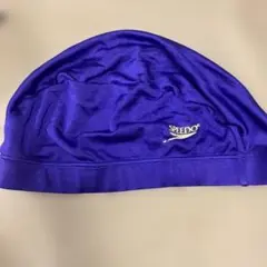 8／31まで SPEEDO スイムキャップ 紫 フリー