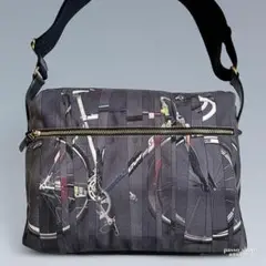 ✨美品✨️ポールスミス メッセンジャー ショルダーバッグ 自転車柄 A4対応