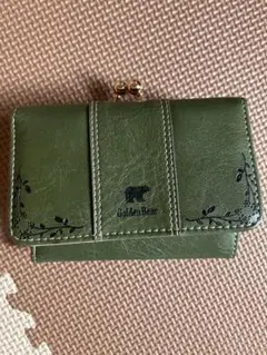 Golden Bear グリーン 三つ折り財布値下げ緑財布