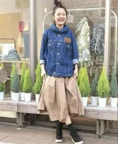 mercibeaucoup × LEE 変形　ロゴワッペン　デニムジャケット