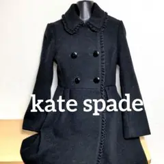 av6. kate spade ウールコート 黒 レディースMサイズ
