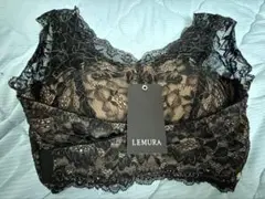 LEMURA ブラック レース ナイトブラ Mサイズ 定価¥4,980