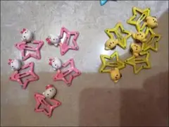 星型ヘアクリップ 10個セット